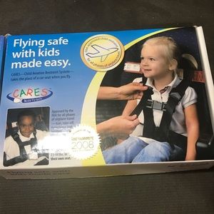 CARES seatbelt harness for airplane
